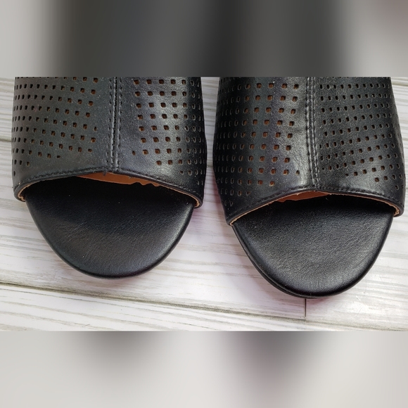 Dream Pairs black open-toed heels size 9½ NWOT (sw107) - Picture 4 of 9